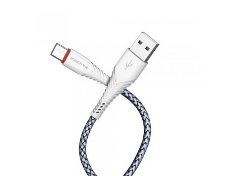Кабель Borofone BX25 USB to Type-C 1m білий