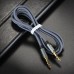 AUX кабель Hoco UPA03 Jack 3.5 to Jack 3.5 1m сріблястий