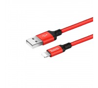 Кабель Hoco X14 USB to Lightning 1m красный