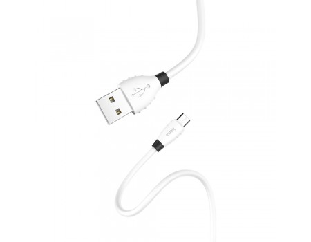 Кабель Hoco X27 USB to MicroUSB 1.2m белый