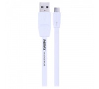 Кабель Remax RC-001m USB to MicroUSB 1m белый