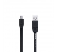 Кабель Remax RC-001m USB to MicroUSB 1m черный