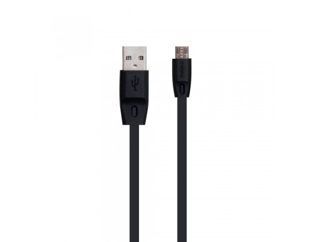 Кабель Remax RC-001m USB to MicroUSB 2m черный