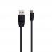 Кабель Remax RC-001m USB to MicroUSB 2m черный