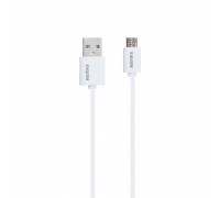 Кабель Remax RC-007m USB to MicroUSB 1m белый