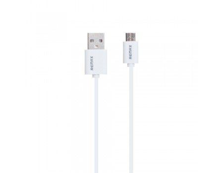 Кабель Remax RC-007m USB to MicroUSB 1m белый