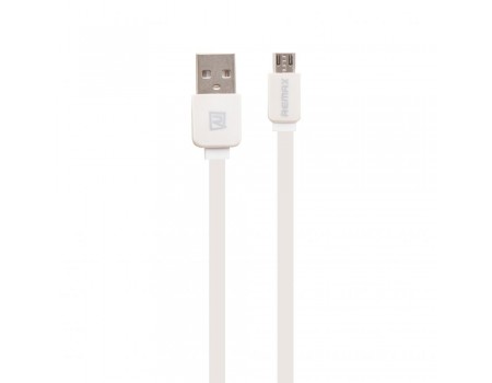 Кабель Remax RC-015m USB to MicroUSB 1m белый