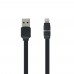 Кабель Remax RC-029i USB to Lightning 1m черный