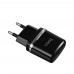 Мережевий зарядний пристрій Hoco C12 2 USB чорний + кабель USB to MicroUSB