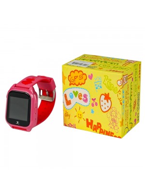 Дитячий смарт годинник M06 рожевий з підтримкою micro-sim, камерою, вологостійкий