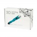 3D ручка із LCD дисплеєм V2/D2 5B/2А, сопло 0.6 мм, темп. 160-235 гр С, контроль швидкості, ABS/PLA 1.75 мм блакитна