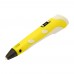 3D ручка із LCD дисплеєм V2/D2 5B/2А, сопло 0.6 мм, темп. 160-235 гр С, контроль швидкості, ABS/PLA 1.75 мм жовта