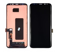 Дисплей для Samsung G955 Galaxy S8 Plus с чёрным тачскрином Original (переклеенное стекло)