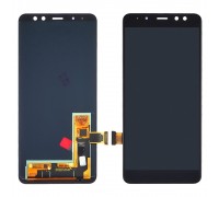 Дисплей для Samsung A530 Galaxy A8 (2018) із чорним тачскрином OLED