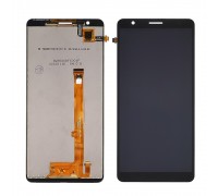 Дисплей для ZTE Blade L210 с чёрным тачскрином