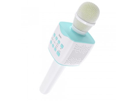 Бездротовий караоке мікрофон з колонкою Hoco BK5 синій