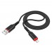 Кабель Hoco X59 USB to Lightning 1m чорний