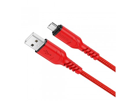 Кабель Hoco X59 USB to MicroUSB 1m червоний