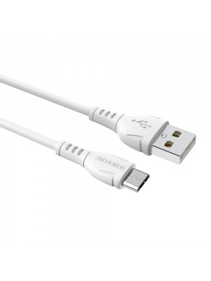 Кабель Borofone BX51 USB to MicroUSB 1m білий
