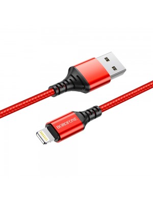 Кабель Borofone BX54 USB to Lightning 1m червоний