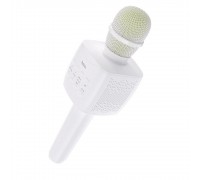 Бездротовий караоке мікрофон з колонкою Hoco BK5 білий