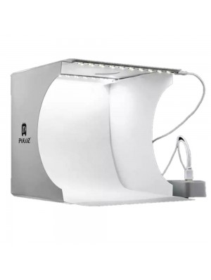 Лайткуб (фотобокс) Puluz PU5022 (24 х 23 х 22 см) у комплекті з 2 LED панелями білий