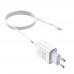 Зарядний пристрій Hoco C81A USB білий + кабель USB to Type-C