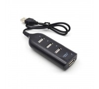 Адаптер хаб USB - 4 USB 2.0 (F) 1m чорний