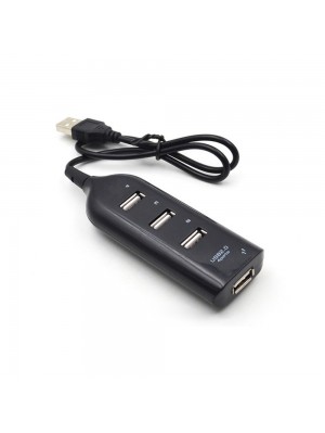 Адаптер хаб USB - 4 USB 2.0 (F) 1m чорний