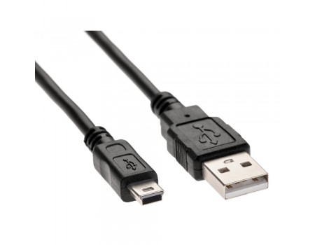 USB кабель Mini 1m чорний