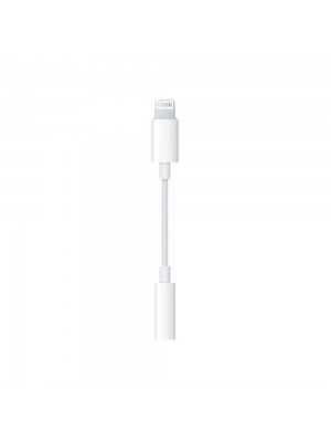 Перехідник Apple Lightning - TRRS 3.5 (F) 0.1m білий (працює без блютузу)