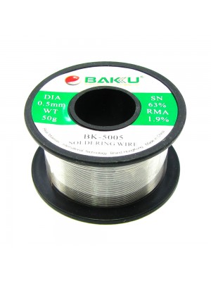 Припій BAKU BK-5005 (0.5 мм, Sn 63%, Pb 35.1%, rma 1.9%)