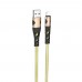 Кабель Hoco U105 USB to Lightning 1.2m золотистий