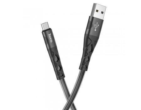 Кабель Hoco U105 USB to MicroUSB 1.2m чорний