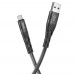 Кабель Hoco U105 USB to MicroUSB 1.2m чорний