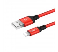 Кабель Hoco X14 USB to Lightning 1m червоний