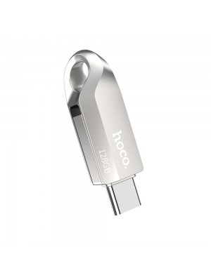 USB накопичувач Hoco UD8 128GB Type-C / USB 3.0 2in1 2in1 сріблястий