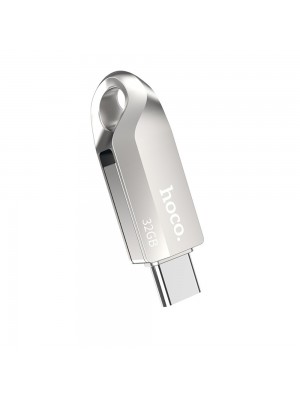 USB накопичувач Hoco UD8 32GB Type-C / USB 3.0 2in1 2in1 сріблястий