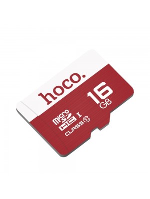 Карта пам'яті Hoco TF MicroSDHC 16GB high speed червона