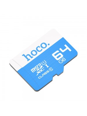 Карта пам'яті Hoco TF MicroSDXC 64GB high speed синя
