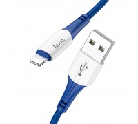 Кабель Hoco X70 USB to Lightning 1m синій