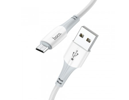 Кабель Hoco X70 USB to MicroUSB 1m білий