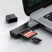 Адаптер перехідник Hoco HB20 USB 2.0 to SD/TF чорний