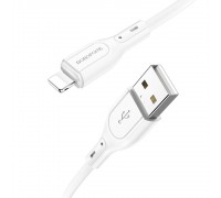 Кабель Borofone BX66 USB to Lightning 1m білий
