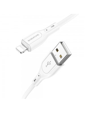 Кабель Borofone BX66 USB to Lightning 1m білий
