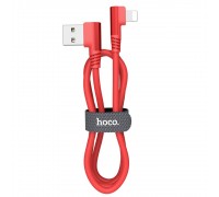 Кабель Hoco U83 USB to Lightning 1.2m червоний