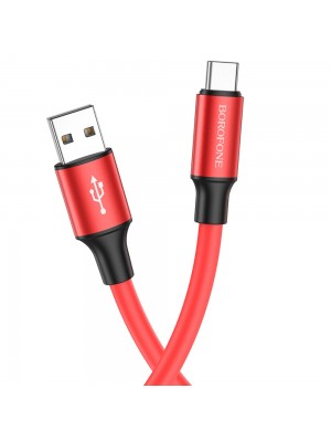 Кабель Borofone BX82 USB to Type-C 1m красный