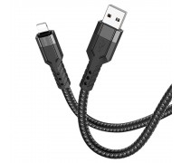 Кабель Hoco U110 USB to Lightning 1.2m черный