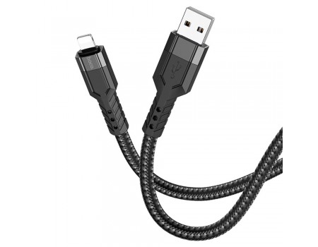 Кабель Hoco U110 USB to Lightning 1.2m черный