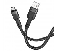 Кабель Hoco U110 USB to Type-C 1.2m черный